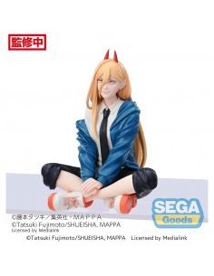 Figura good smile company sega goods perching chainsaw man power