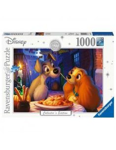 Puzzle ravensburger disney collector's edition -  la dama y el vagabundo 1000 piezas