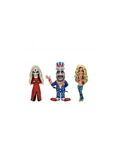 Figura neca big head 3 stylized set little house of 1000 corpses