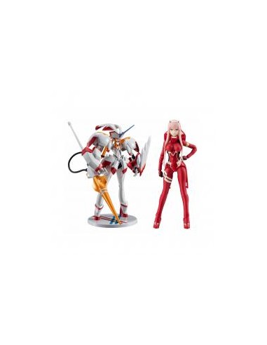 Figura tamashii nations sh figuarts darling in the franxx ztrelizia & zero two 5th aniversario set