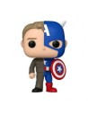 Funko pop marvel split steve rogers - capitán américa