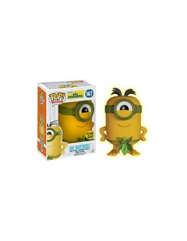 Funko pop minions minion al natural brilla en la oscuridad glow in the dark 6447