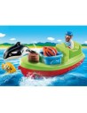 Playmobil 1.2.3 pescador con bote