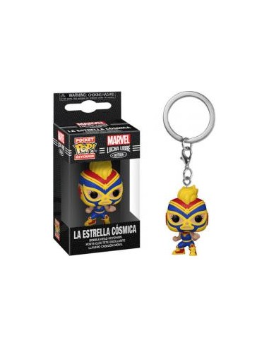 Funko pop keychain llavero marvel luchadores capitana marvel 53894