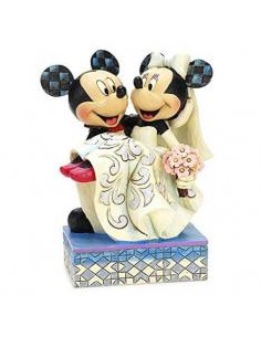 Figura enesco disney mickey & minnie boda