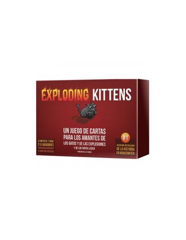 Juego de mesa asmodee exploding kittens pegi 7