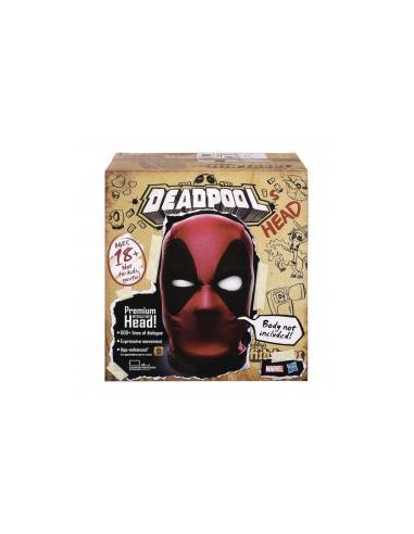 Replica marvel cabeza animatronica deadpool legends series