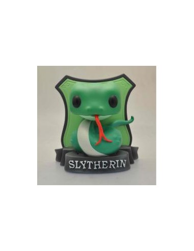 Figura hucha plastoy harry potter casa slytherin serpiente chibi