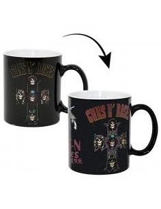 Taza termica gb eye musica guns n roses logo