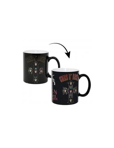 Taza termica gb eye musica guns n roses logo