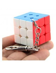 Llavero cubo de rubik moyu meilong 3x3 stickerless