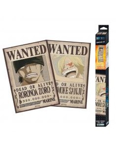 Set poster one piece wanted zoro y sanji