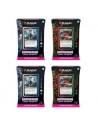 Juego de cartas caja de cartas wizards of the coast magic the gathering commander display kamigawa neon dinasty 4 mazos inglés