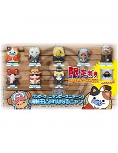 Set figuras megahouse nyanpiecenyan! vol.1 -  im gonna be king of paw - rates !! set one piece