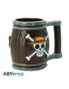 Taza 3d abysse one piece barril jolly roger logo