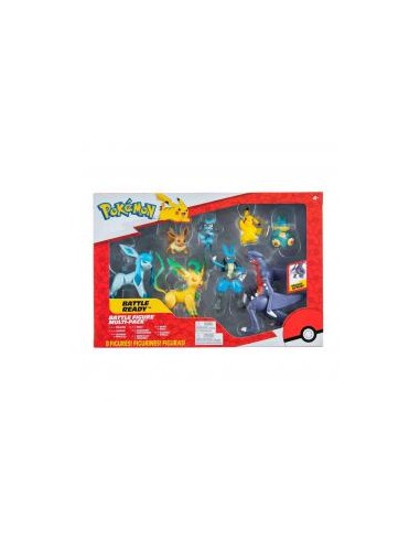 Pack de 8 figuras pokemon batalla region sinnoh