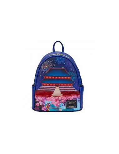 Mochila loungefly disney castillo mulan