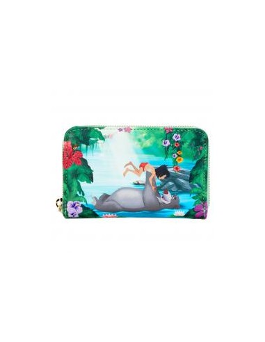 Cartera loungefly disney el libro de la jungla necessities zip around wallet