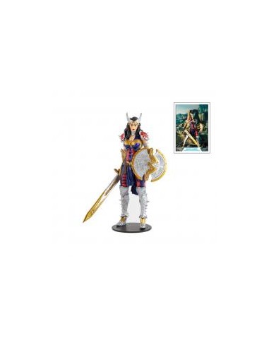 Figura mcfarlane toys dc multiverse wonder woman diseñada por todd mcfarlane