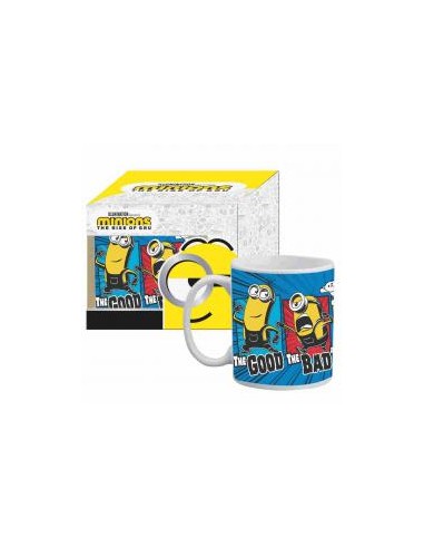 Taza gb eye ceramica minions en caja regalo