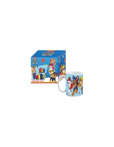 Taza gb eye ceramica azul patrulla canina en caja de regalo