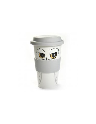 Vaso de viaje half moon bay harry potter hedwig