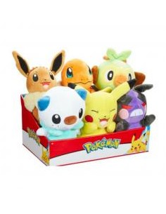 Pack de 6 peluches pokemon ola 9 20 cm