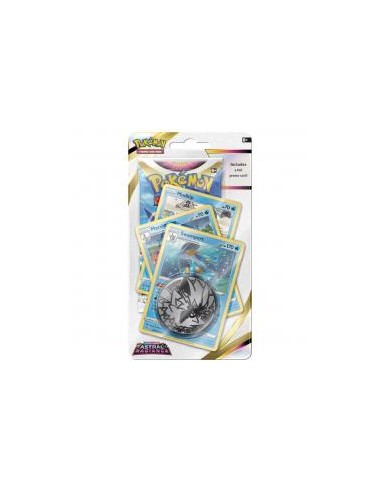 Juego de cartas pokemon tcg sword and shield astral radiance ss10 premium blister 16 unidades inglés