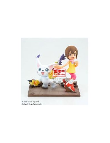 Figura banpresto digimon adventure dxf adventure archives hikari & tailmon