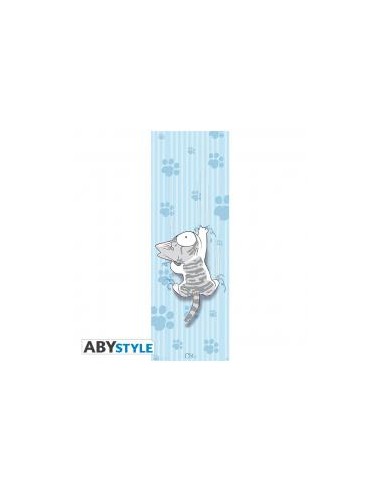 Poster puerta abystyle gato chi escalando