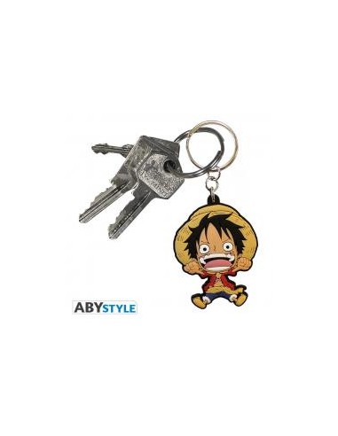 Llavero pvc abystyle luffy super deformed