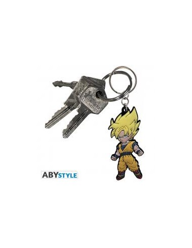 Llavero abystyle pvc  dragon ball goku super saiyan