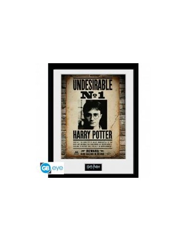 Poster enmarcado gb eye harry potter -  indeseable nº1