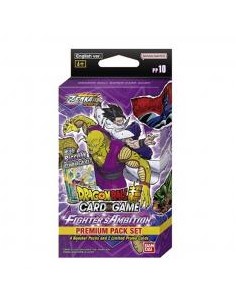 Juego de cartas dragon ball jcc fighters ambition premium pack set 10 inglés