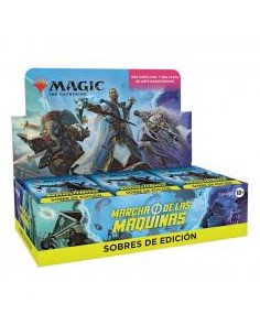 Caja de cartas wizards of the coast magic the gathering sobres de edición marcha de las máquinas 30 unidades español