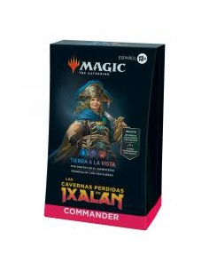 Juego de cartas magic the gathering las cavernas perdidas de ixalan mazos commander 4 barajas español