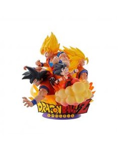 Figura megahouse dragon ball z dracap re: birth puchirama dx goku