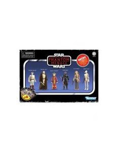 Figuras hasbro star wars phantom menace retro collection