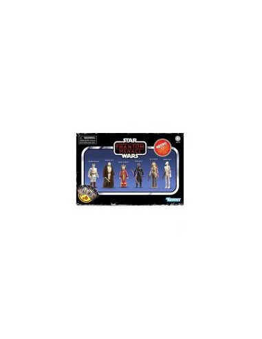 Figuras hasbro star wars phantom menace retro collection