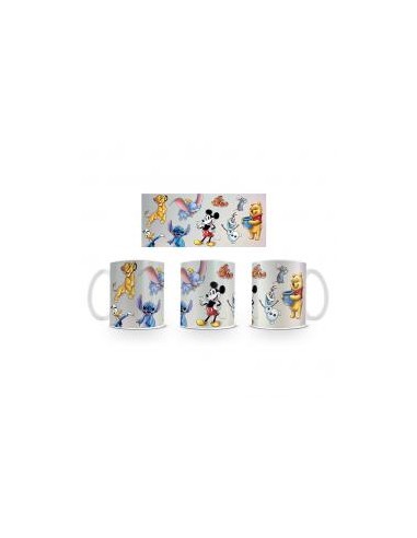 Taza pyramid disney personajes mix 315 ml