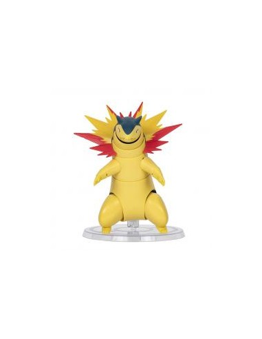 Figura super articulable pokemon typhlosion