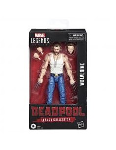 Figura hasbro marvel legends series deadpool legacy collection wolverine