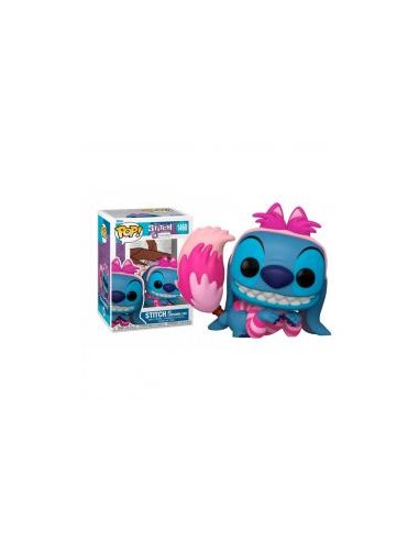 Funko pop disney stitch disfraz alicia en el pais de las maravillas cheshire 75163