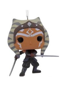 Adorno de navidad funko star wars ahsoka figura de resina