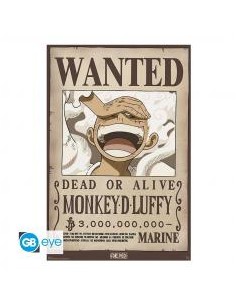 Poster gb eye maxi one piece wanted luffy wano gear 5