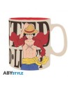 Taza abystyle one piece luffy & wanted