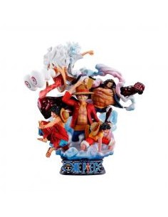 Figura megahouse one piece petitrama dx logbox re birth vol 2 luffy special