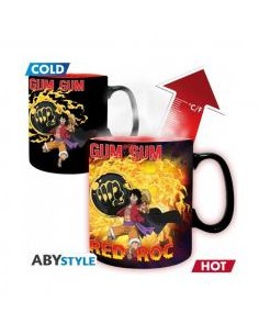 Taza abystyle one piece heat change luffy vs kaidou