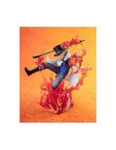 Figura tamashii nations figuarts zero one piece sabo fire fist rook check ver. extra battle 19cm