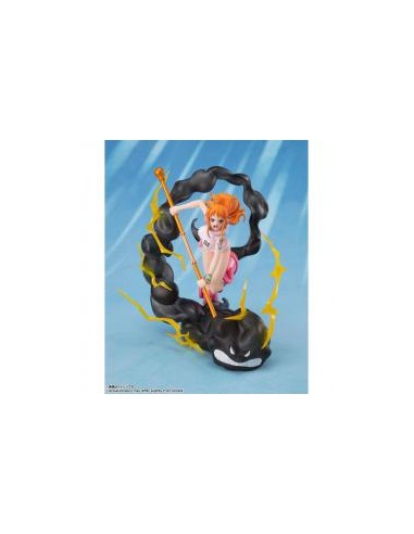 Figura tamashii nations figuarts zero one piece nami lightning blast ver. extra battle 17cm